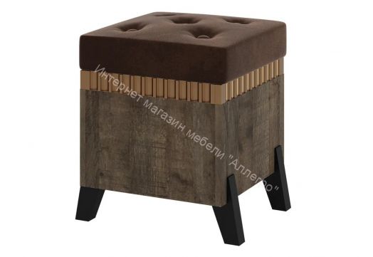 Пуфик с ножками Ольга 3 Дуб коми