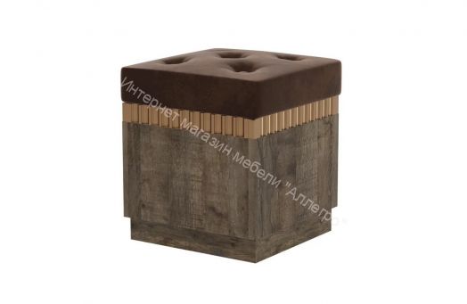 Пуфик на цоколе Ольга 3 Дуб коми