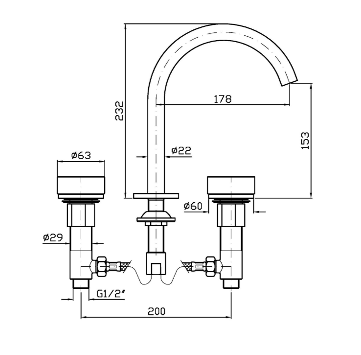 Смеситель для раковины Zucchetti Isy22 ZIS5340.C50 излив 17,8 см ФОТО
