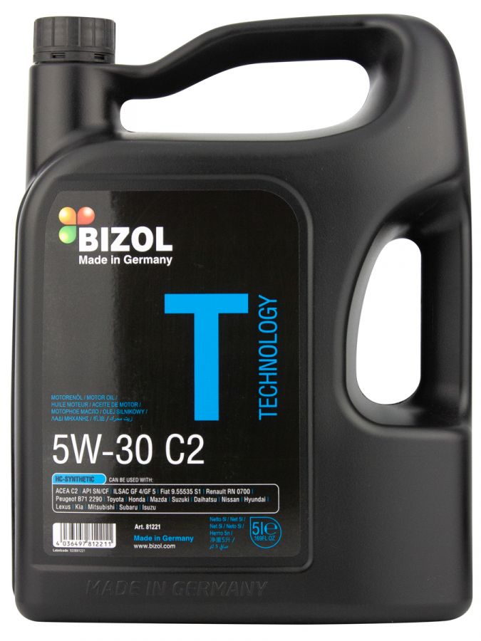 BIZOL Technology C2 5W-30, 5л