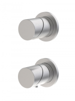 Термостатический смеситель  Fima - Carlo Frattini Slide F5803N7 для скрытого монтажа с переключателем на 2 выхода схема 1