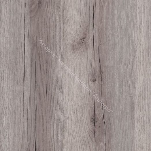 Шкаф витрина пенал на цоколе Ольга 3 Дуб делано серый