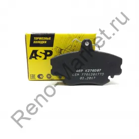 Колодки тормозные передние дисковые Logan, Largus