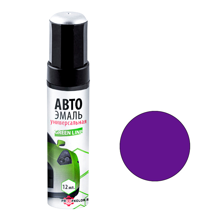 Карандаш с кисточкой для подкраски сколов на Pantone. Цвет Pantone 2612C Purple. Код цвета: 2612c