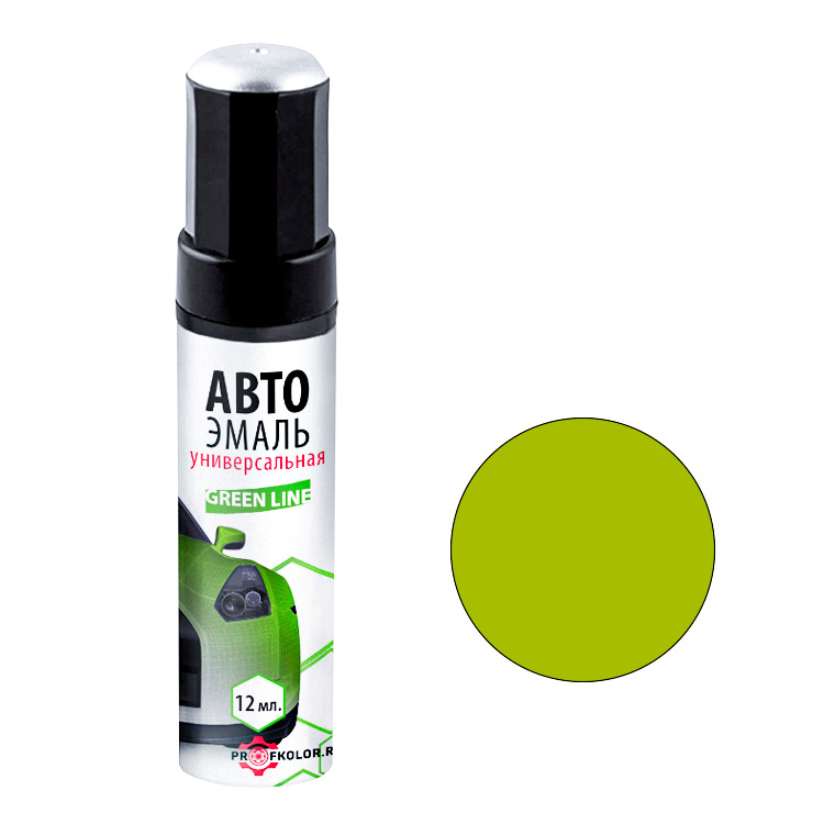 Карандаш с кисточкой для подкраски сколов на Xiaopeng Motors. Цвет Super Flash Green. Код цвета: Super Flash Green