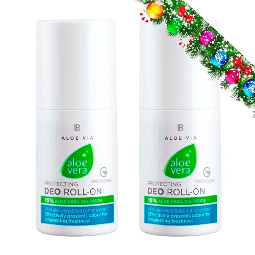 Шариковый дезодорант ALOE VIA - 2 штуки