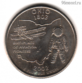 США 25 центов 2002 Р Огайо