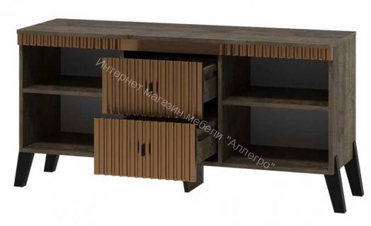 Тумба ТВ с ножками Ольга 3 Дуб коми
