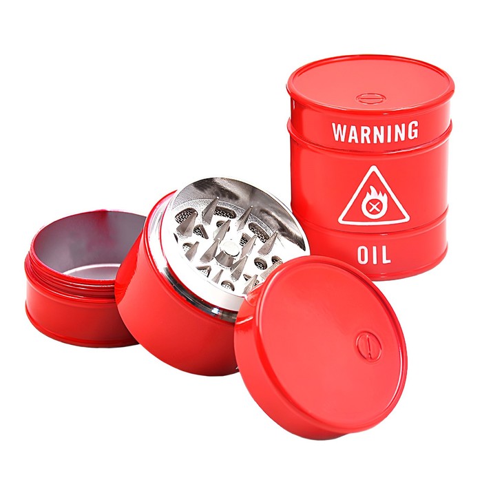 Металлический Гриндер Warning Oil