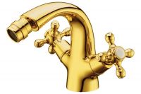 Вентильный смеситель для биде Boheme Tradizionale Oro 296 схема 1
