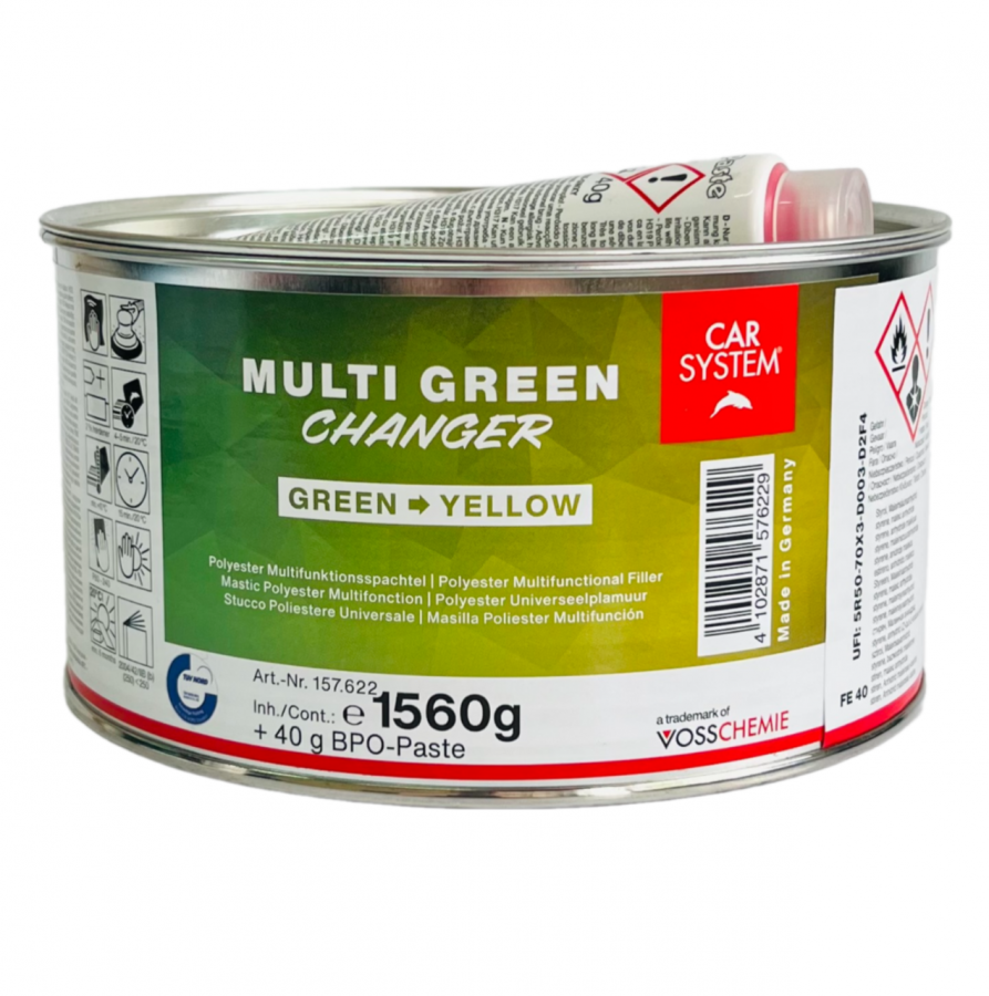 Шпатлевка 2К полиэфирная "Multi Green Changer" (1.6кг)