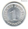Германия 1 пфенниг 1917 D