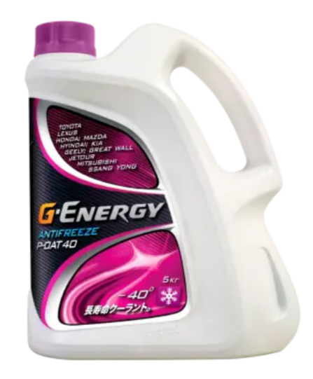 G-Energy Antifreeze P-OAT 40, 5кг