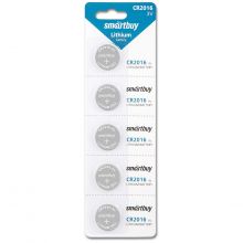 батарейка SMARTBUY CR2016 BL1, 5/100