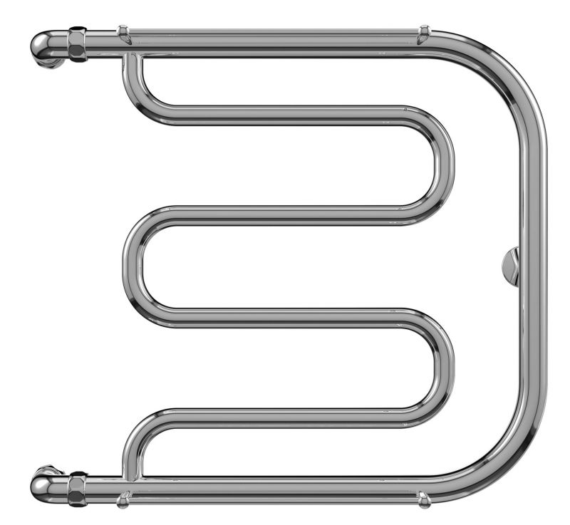 Полотенцесушитель водяной Terminus Фокстрот (1")600х600, 4620768880919