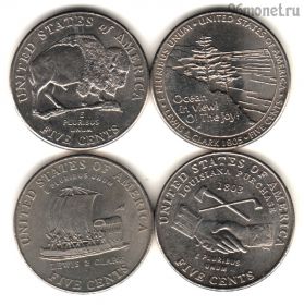 США 5 центов набор 2004-2005