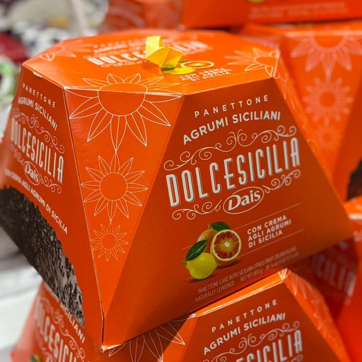 Панеттоне с цитрусовым кремом и шоколадом Dolce Sicilia 800 г