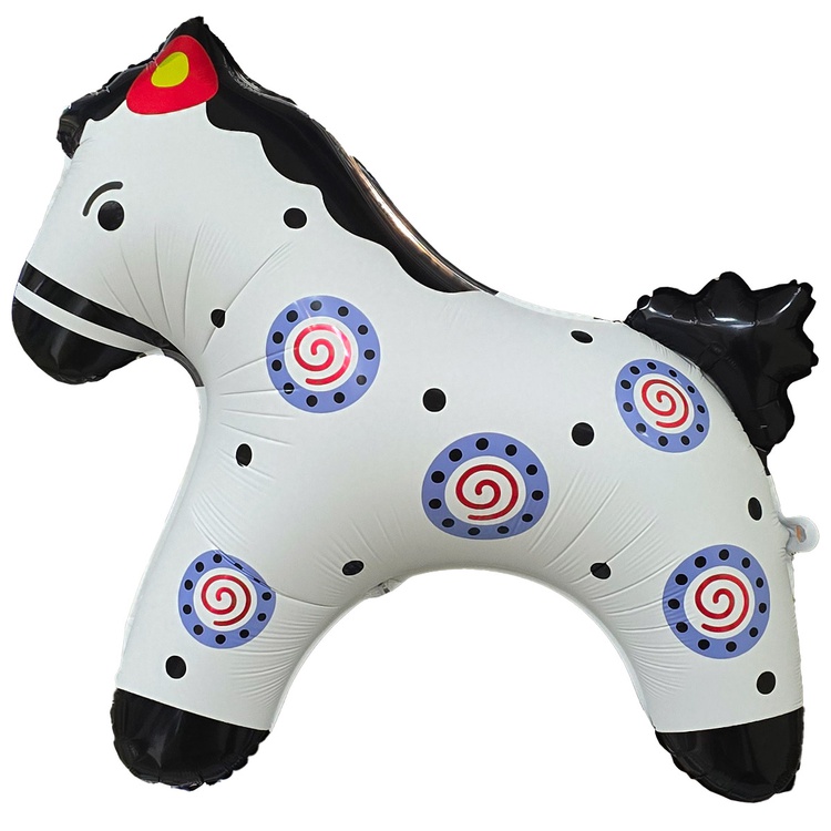 Лошадка-игрушка Дымка фигурный шар фольгированный с гелием