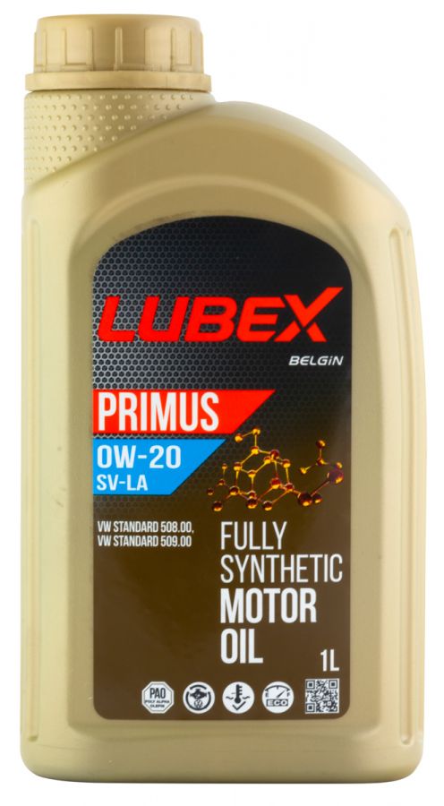 Lubex PRIMUS SV-LA 0W-20, 1л