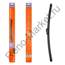 Щетка стеклоочистителя бескаркасная (крючок, 530mm.)