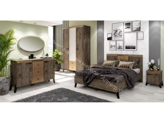 Спальня Ольга 3" Дуб коми