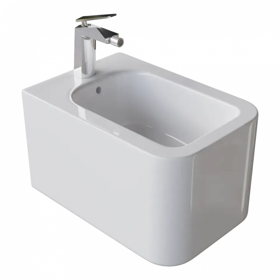 Биде подвесное Mane Белый глянец