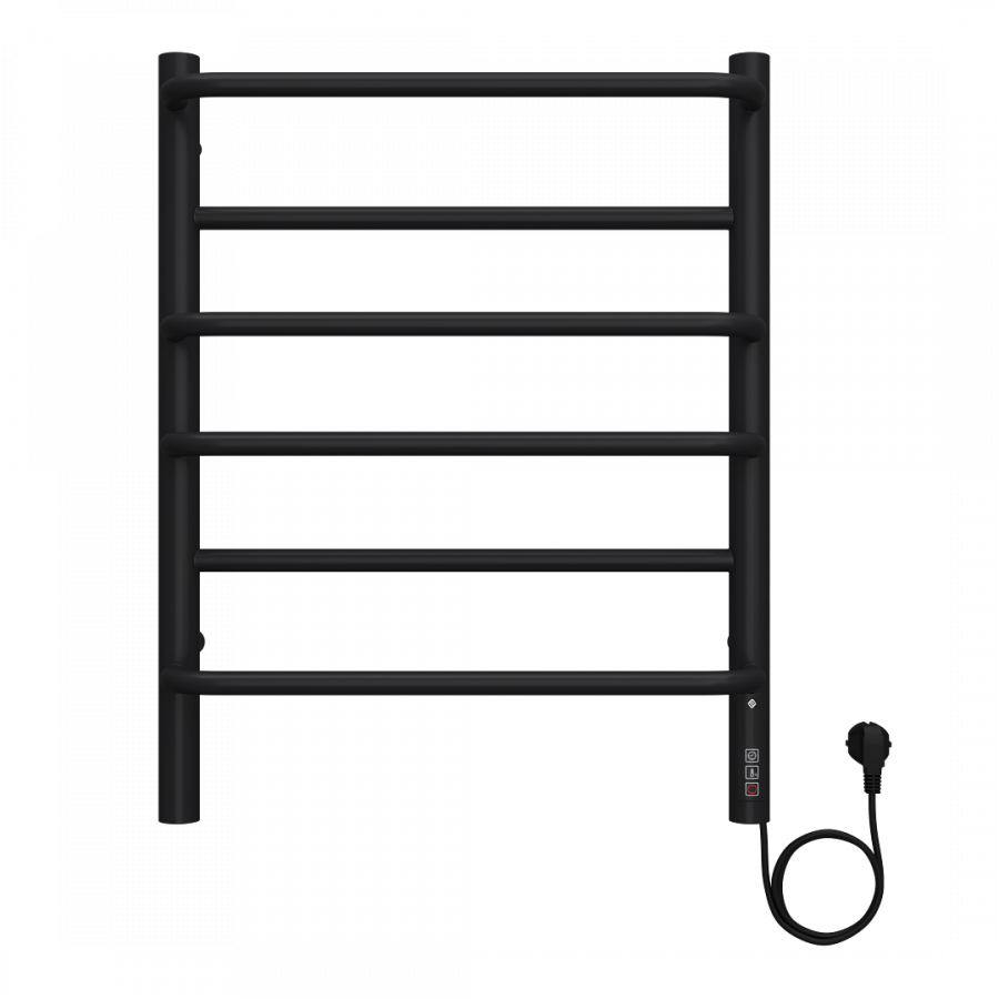 Евромикс П6 450х600 электро КС 9005 матовый ( new встроен диммер) Полотенцесушитель TERMINUS