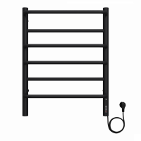 Евромикс П6 450х600 электро КС 9005 матовый ( new встроен диммер) Полотенцесушитель TERMINUS