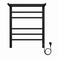 Аврора с/п П6 450х600 электро КС 9005 матовый ( new встроен диммер) Полотенцесушитель TERMINUS