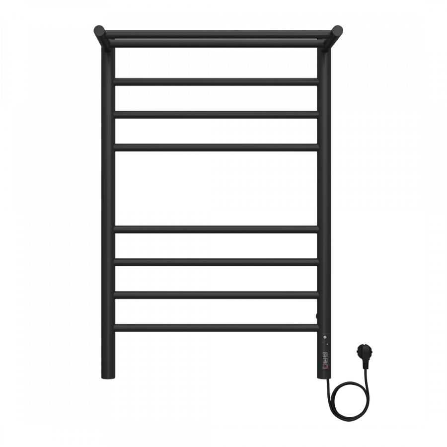 Аврора с/п П8 500х800 электро КС ЧЕРНЫЙ МУАР ( new встроен диммер) Полотенцесушитель TERMINUS