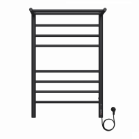 Аврора с/п П8 500х800 электро КС ЧЕРНЫЙ МУАР ( new встроен диммер) Полотенцесушитель TERMINUS