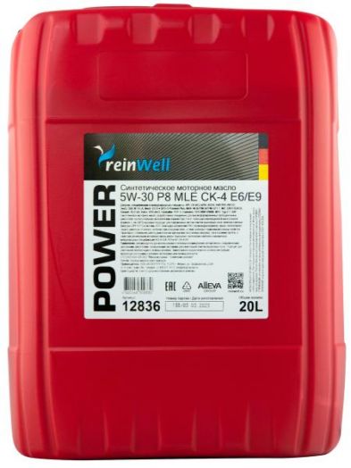 ReinWell Power P8 Mle 5W-30 CK-4/SN E6/E9, 20л