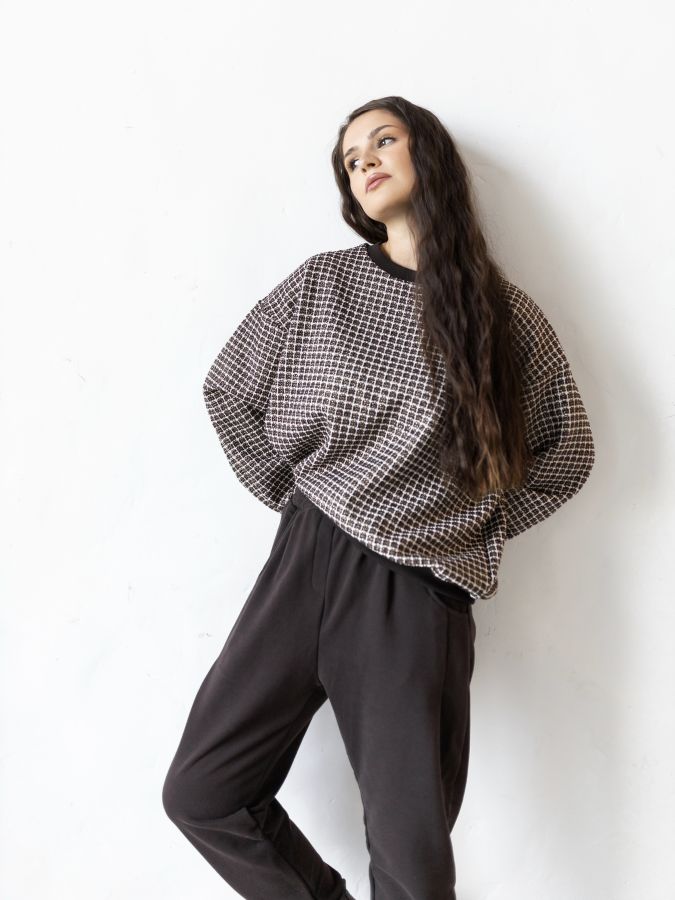 Свитшот из итальянского твида