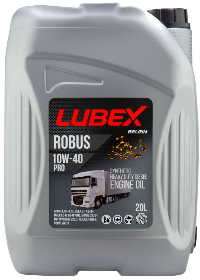 Lubex ROBUS PRO 10W-40, 20л