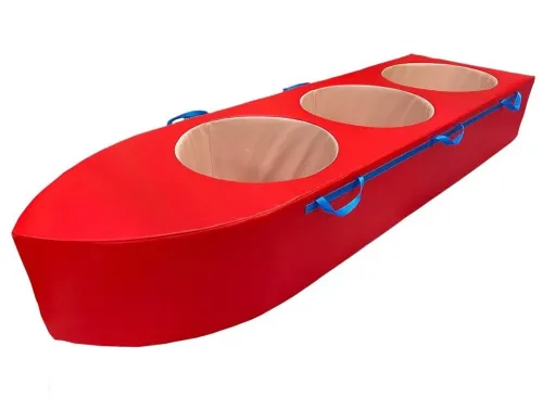 Мягкая модульная ЛОДОЧКА эстафетная для 3 человек