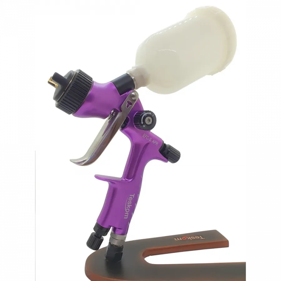 Краскопульт TESKOM MINI JET EFC-S 0,8 дюза, сиреневый