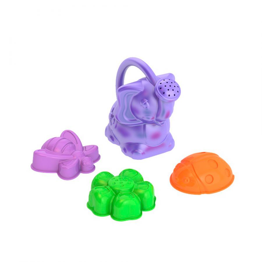 Набор для песка № 77  (Формочки 168 (3шт)+ леечка 145/146)