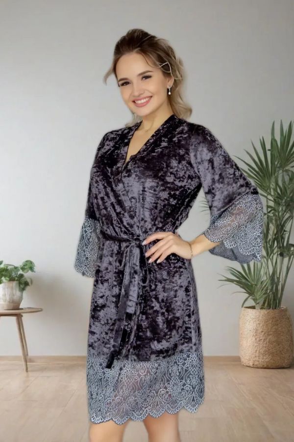 Халат Эрика женский [серый]