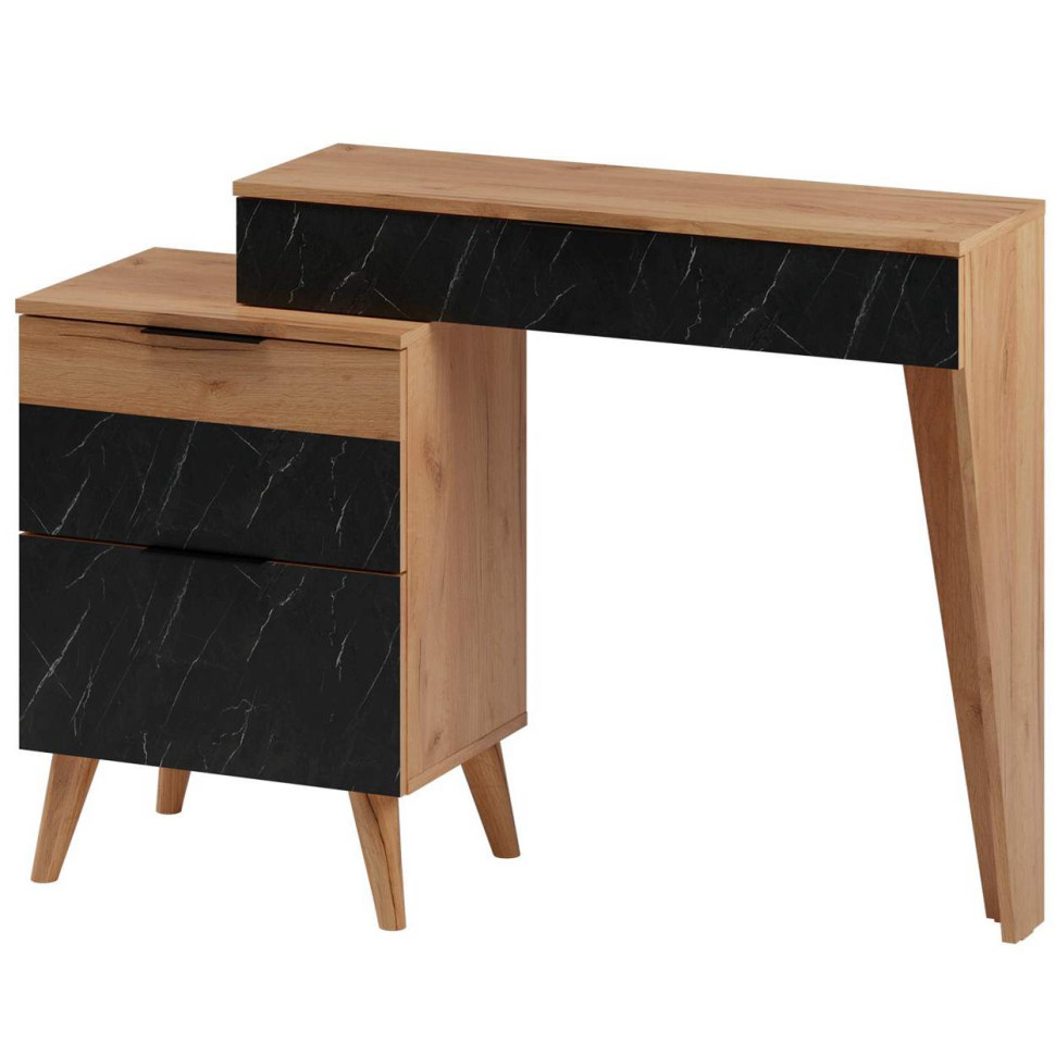 Стол туалетный Ольга 4 (Дуб золотистый-Креатель)