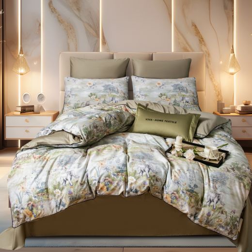 Комплект постельного белья Сатин Премиум CPA055