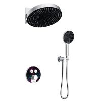 душевая система с термостатом Black&White GH-9401-MC