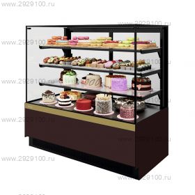 Витрина Chilz Vete II kub lux 130 Шоколад