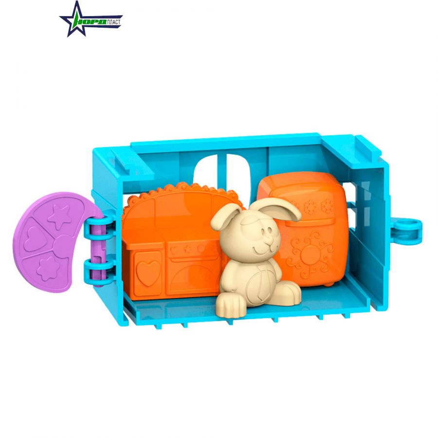 Игровой набор "Зайкин Домик. Кухня" (бирюз.)