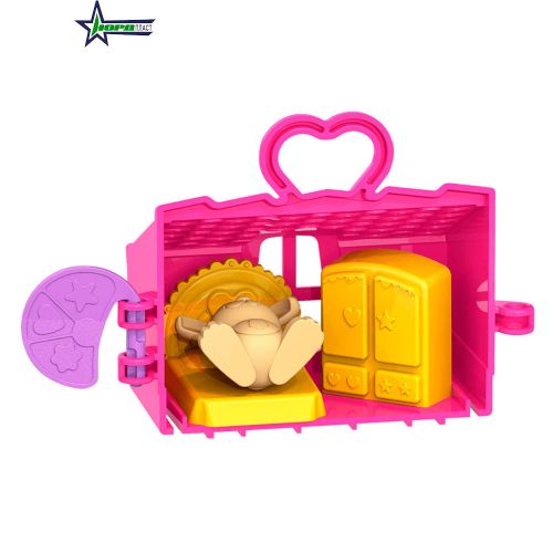 Игровой набор "Зайкин Домик. Спальня" (бирюз.)