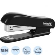 Степлер Attache Compact до 15 листов черный (скобы № 10, с антистеплером) 1866632
