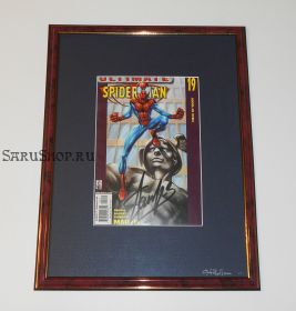 Автограф: Стэн Ли. На комиксе "Человек-паук". 2002 год. Редкость