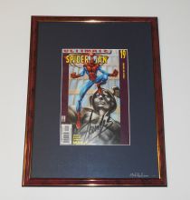 Автограф: Стэн Ли. На комиксе "Человек-паук". 2002 год. Редкость