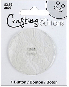 Пуговица "Black & White" White Lace.  80L- 50 мм BLUMENTHAL LANSING (470002807)