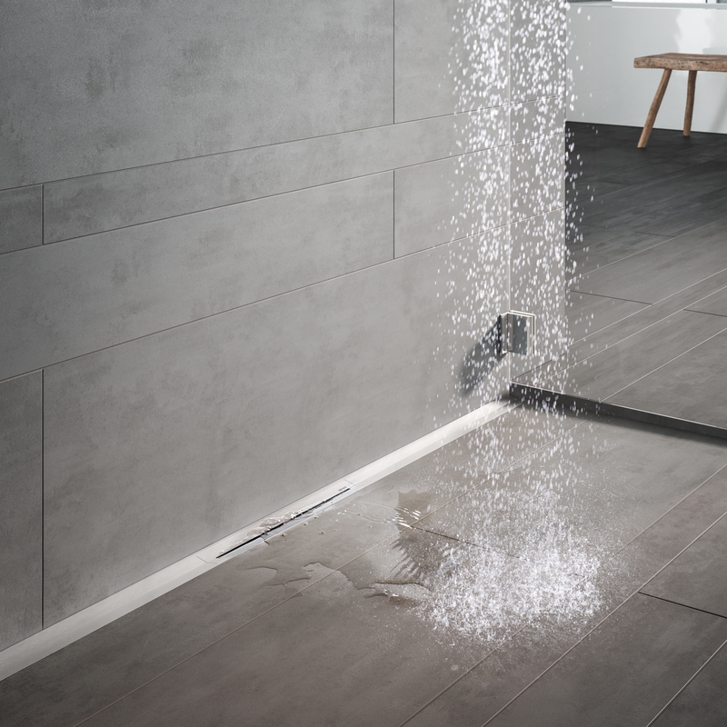 Душевой лоток TeceDrainprofile 100 6710решеткой PVD ФОТО