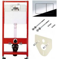 Система инсталляции Tece Profil 9400412 для подвесного унитазакнопкой смыва схема 1